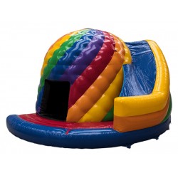 Disco Bouncy Castle With Slide Disco Bouncy Castle With Slide
