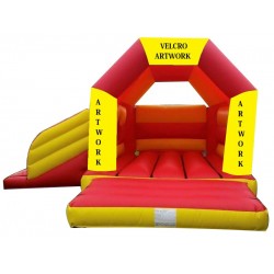 Velcro Arched Roof Castle Slide Combo Velcro Arched Roof Castle Slide Combo