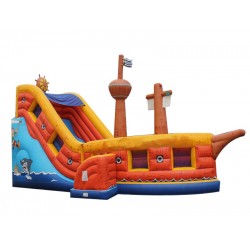 Inflatable Pirate Boat Toboggan Inflatable Pirate Boat Toboggan