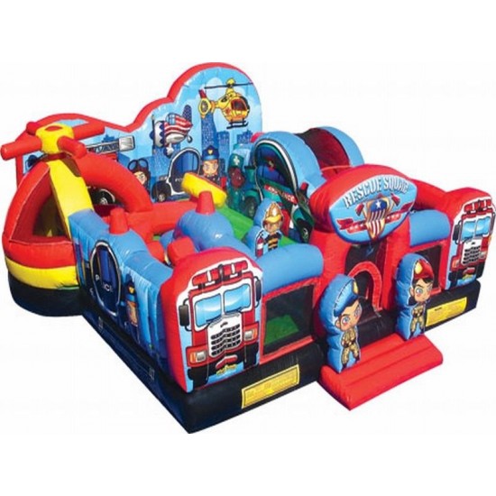 Inflatable Rescue Squad Junior Bounce House