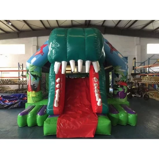 Croco Front Slide Bouncy Castle Croco Front Slide Bouncy Castle