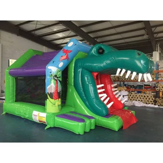 Croco Front Slide Bouncy Castle Croco Front Slide Bouncy Castle