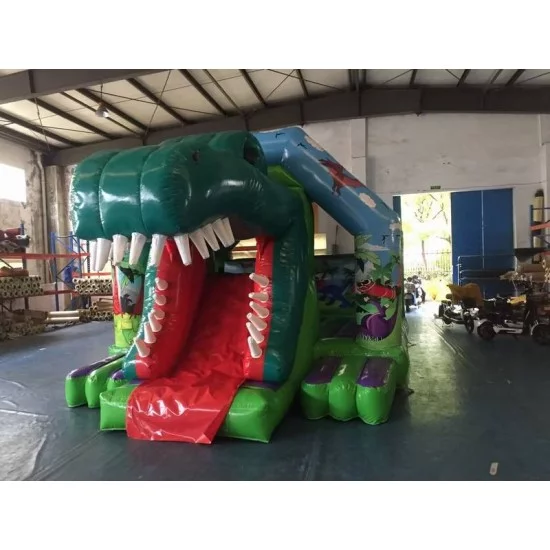 Croco Front Slide Bouncy Castle Croco Front Slide Bouncy Castle