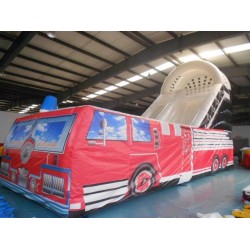 Inflatable Fire Truck Slide Inflatable Fire Truck Slide