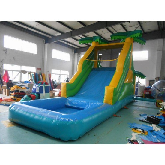 Inflatable Bouncy Castle With Water Slide