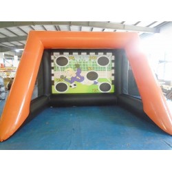 Football Shootout With Air Jugglers Football Shootout With Air Jugglers