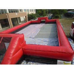 Inflatable Soccer Field Black Red Inflatable Soccer Field Black Red