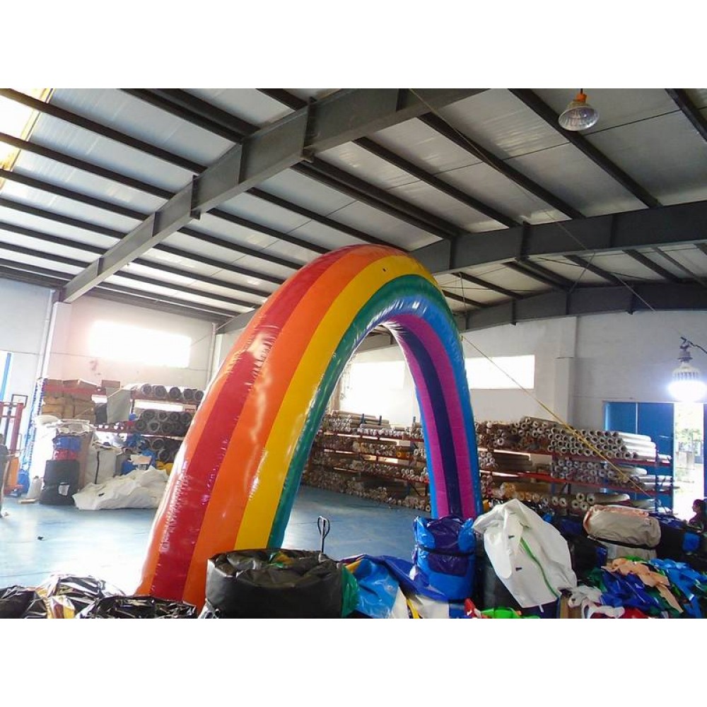 rainbow inflatable arch